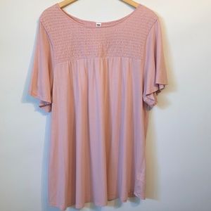 3/$25 Blush Old Navy Crew Neck Top